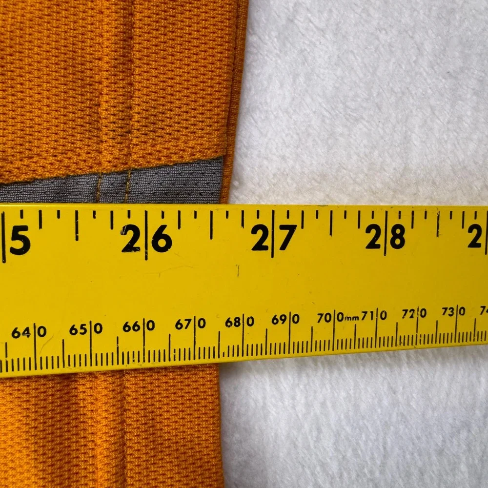 The North Face Flight Series Mens M M‎ Orange Gray Quarter Zip Vaporwick Shirt